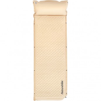 Коврик c подушкой самонадувной NATUREHIKE CNK2300DZ014 D01 бежевый 3см