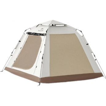 Палатка 3-местная c навесом NATUREHIKE ANGO PICNIC AUTOMATIC TENT CNK2450WS021 бежевая