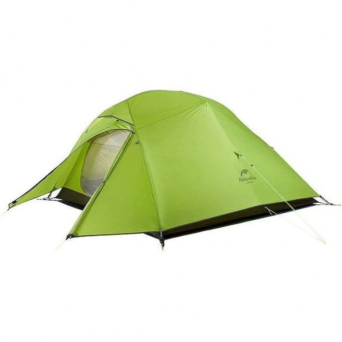 Палатка 3-местная NATUREHIKE СLOUD UP NH18T030-T сверхлегкая + коврик 20D светло-зеленый 6927595730591