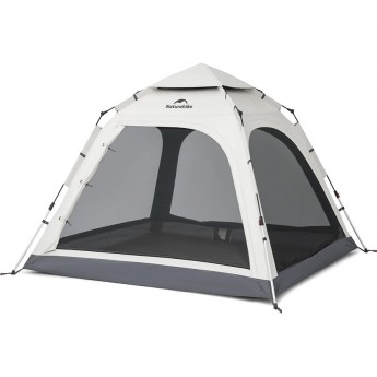Палатка NATUREHIKE ANGO AUTOMATIC CNK2550WS010 большая, светло-серая с серым