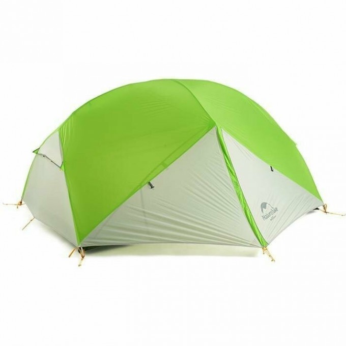 Палатка NATUREHIKE MONGAR NH17T007-M 20D,двухместная сверхлегкая, зелено-белая, 6927595726051