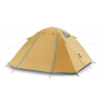 Палатка NATUREHIKE P-SERIES NH18Z022-P 210T/65D, двухместная, желтая 6927595783610