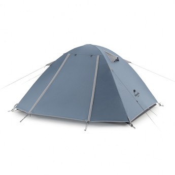 Палатка NATUREHIKE P-SERIES NH18Z022-P 210T/65D, двухместная, серо-голубая