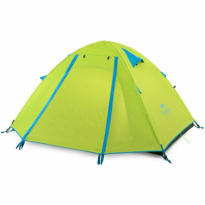 Палатка NATUREHIKE P-SERIES NH18Z022-P 210T/65D двухместная зеленая 2 6927595762622