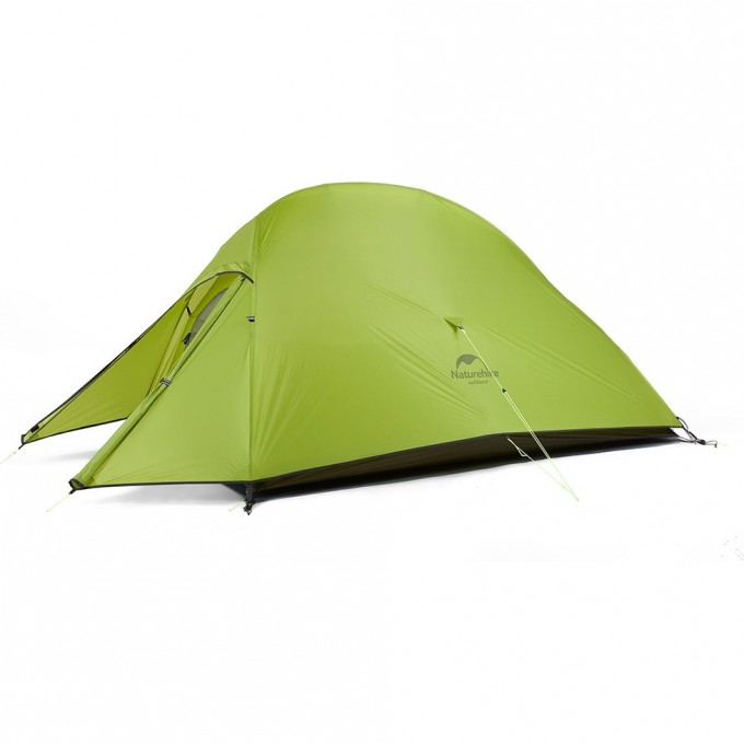 Палатка NATUREHIKE СLOUD UP 2 ULTRA-LIGHT с ковриком 2-местная горчично-зелёный 6927595730553