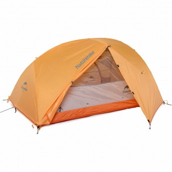 Палатка NATUREHIKE STAR-RIVER 2 UPDATED NH17T012-T 210T сверхлегкая двухместная с ковриком оранжевая