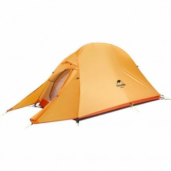 Палатка сверхлегкая NATUREHIKE СLOUD UP 1 NH18T010-T 6927595730546 одноместная с ковриком оранжевая