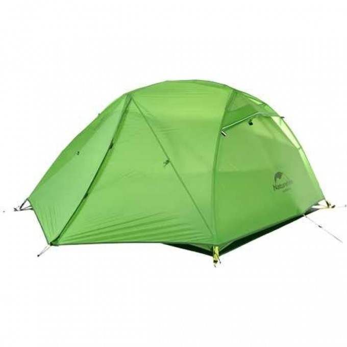 Палатка ультралёгкая NATUREHIKE STAR-RIVER 2 с тентом 2-местная Green 6927595716496