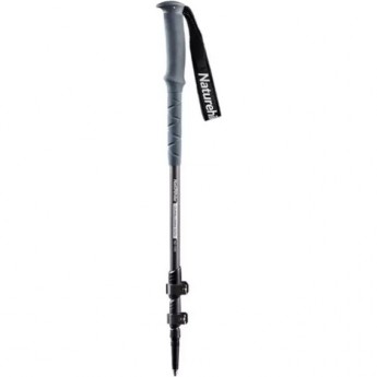 Палка треккинговая NATUREHIKE ST03 7075 AL NH17D017-D с 3 узлами серый