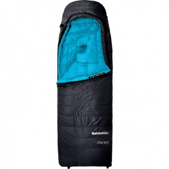Спальный мешок NATUREHIKE CICADA WING CW700 CNK2450WS048 утиный пух черный M