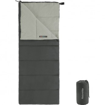 Спальный мешок NATUREHIKE NH22MSD05 F150 серый, молния слева Спальный мешок NATUREHIKE NH22MSD05 F150 серый, молния слева
