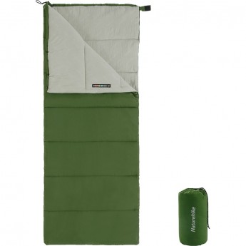 Спальный мешок NATUREHIKE NH22MSD05 F150 зеленый, молния слева Спальный мешок NATUREHIKE NH22MSD05 F150 зеленый, молния слева