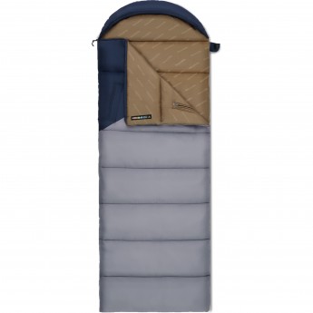 Спальный мешок NATUREHIKE SUNNY DAY PL02 CNK2550WS028 U450 синий с голубым, молния слева