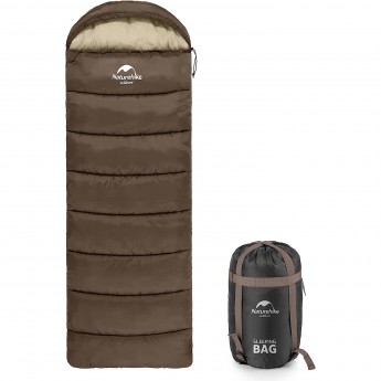 Спальный мешок NATUREHIKE U SERIES 6927595767207 U250 двойной хлопок осень-зима Brown