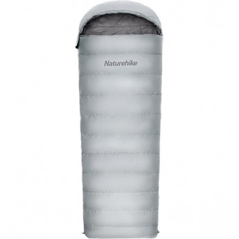 Ультралёгкий спальный мешок NATUREHIKE RM40 Series Утиный пух Grey Size M, 6927595707159