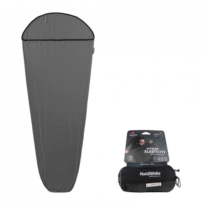 Вкладыш в спальный мешок NATUREHIKE NH17N002-D серый 6927595783818